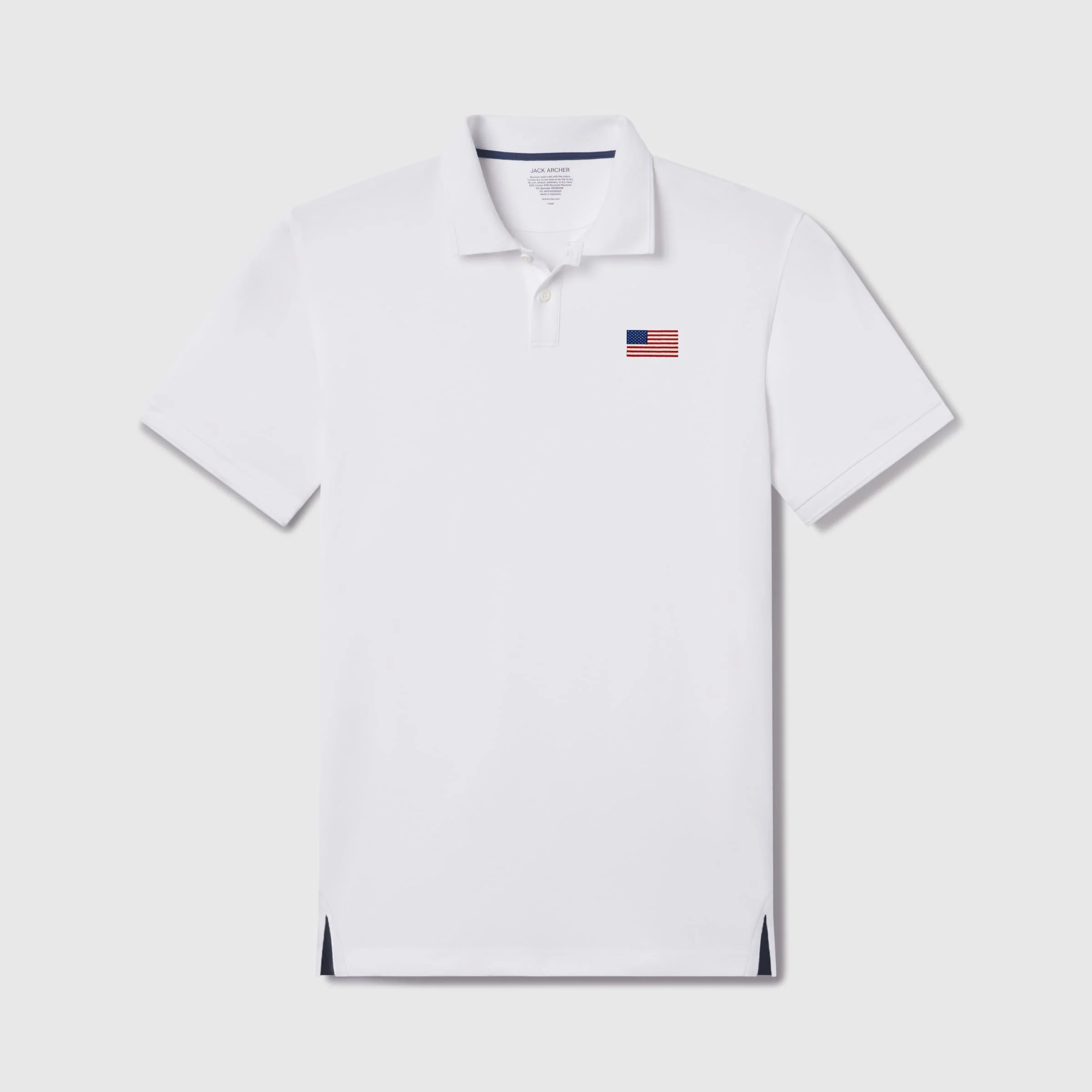 Clubhouse Pique Polo -- USA Flag - Image 7