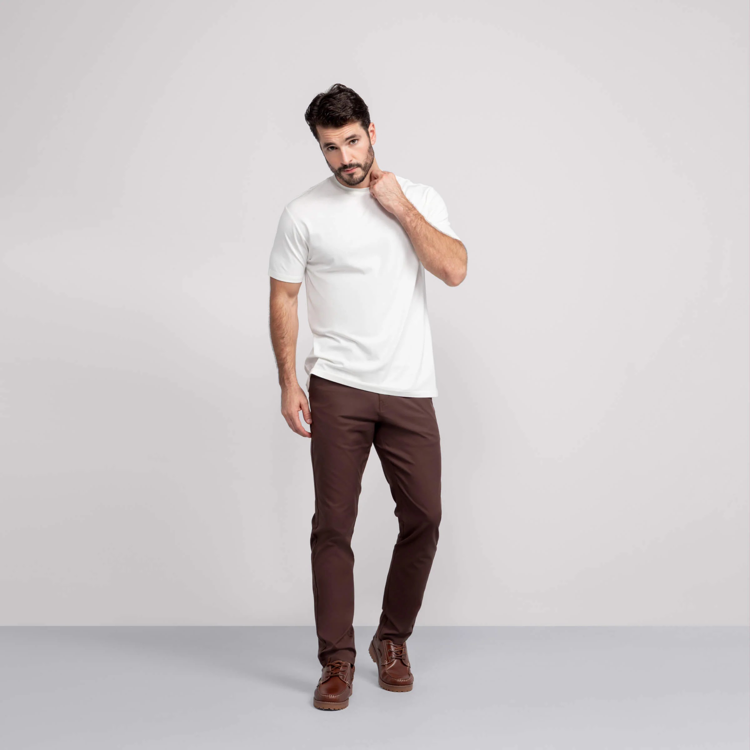Jetsetter Tech Pant Slim Fit -- Bourbon Brown - Image 3