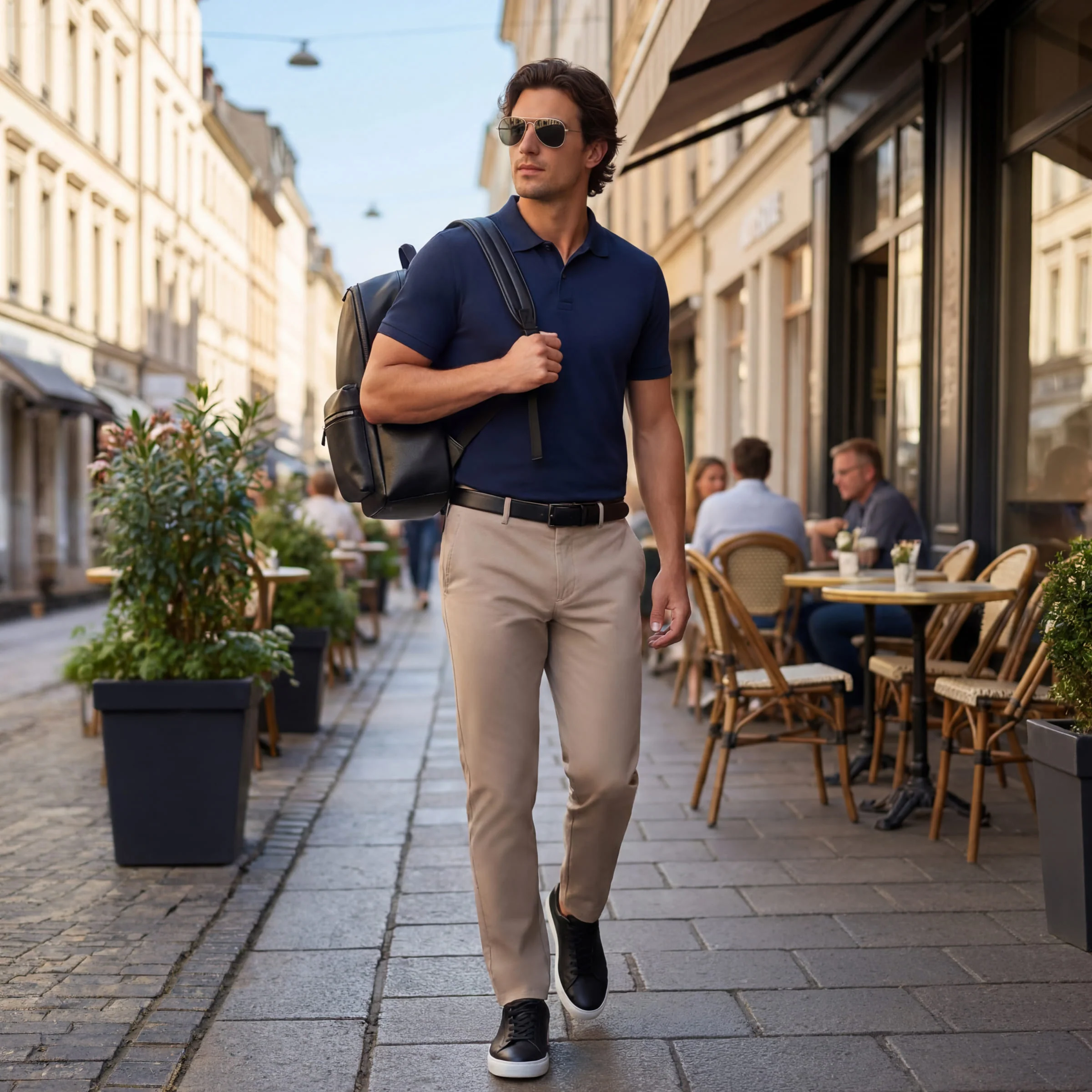 Jetsetter Tech Pant Slim Fit -- Oak Khaki - Image 3