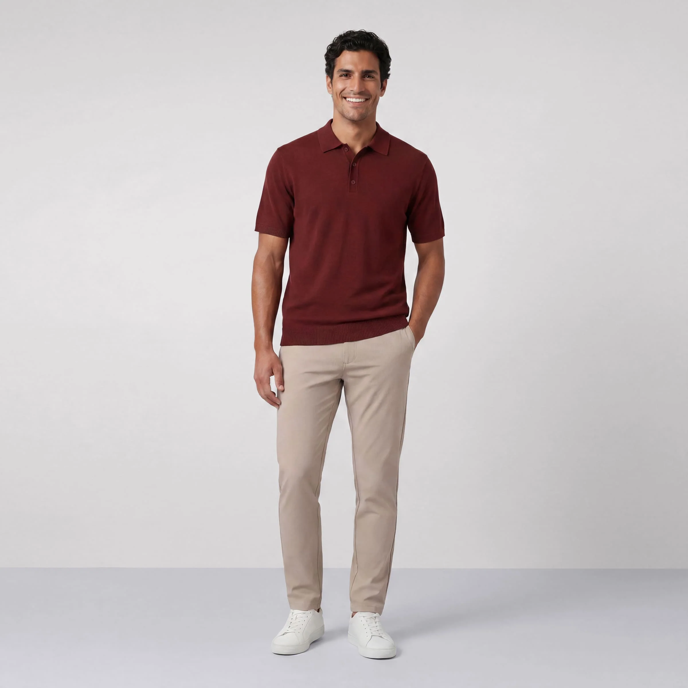 Legacy Resort Polo -- Maroon - Image 3