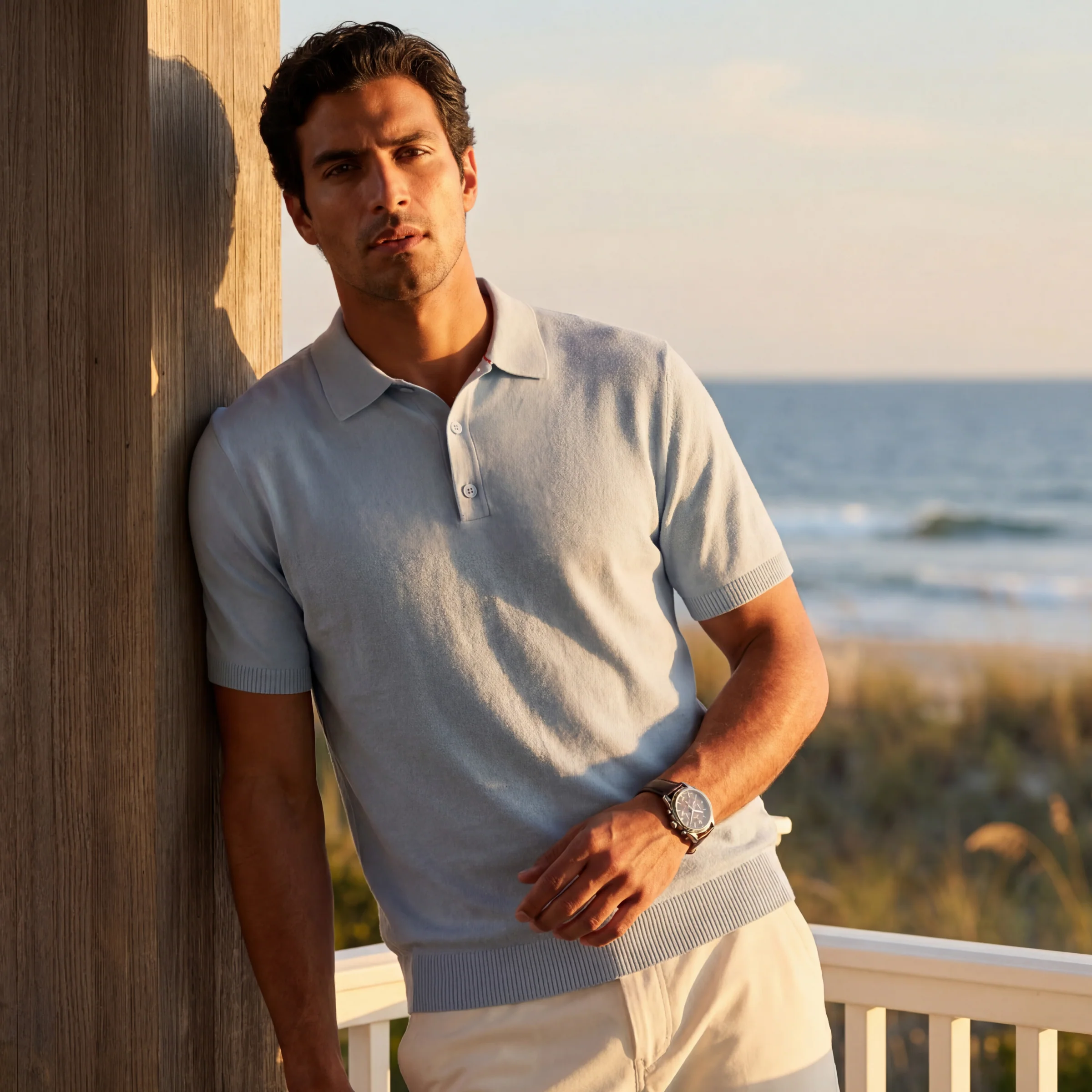 Legacy Resort Polo -- Mist Blue - Image 3